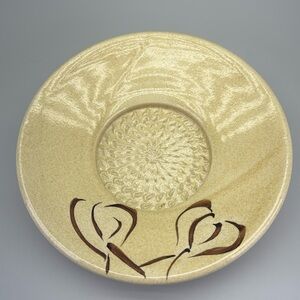 Handmade Stoneware Garlic Grater Plate